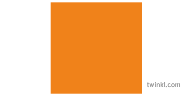 Square Orange Illustration Twinkl