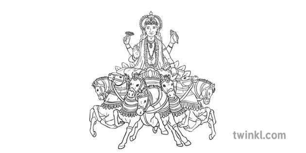 Featured image of post Surya Bhagwan Drawing His name means the supreme light he is the chief solar deity and is often seen as an aspect of vishnu and shiva as these he is known as surya narayana
