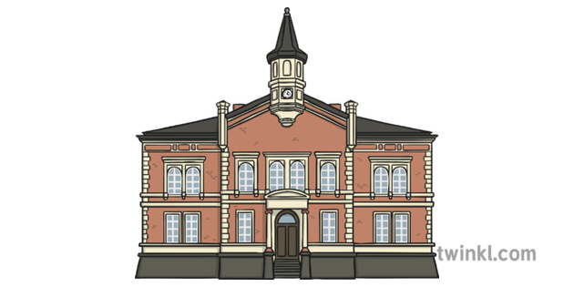 Town Hall Illustration Twinkl