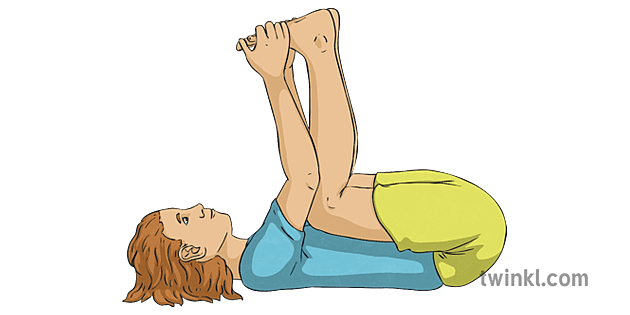 Feliz Bebe Relax Pose Ejercicio Yoga Life Ks2 Illustration Twinkl