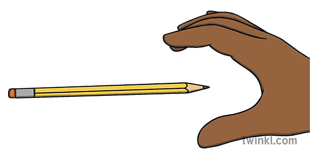 1 Hand About to Pinch Pencil Handwriting Writing Grip KS1