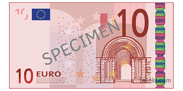 3 Euro Special Note VOC Test Private Fantasy banknote UE test specimen 