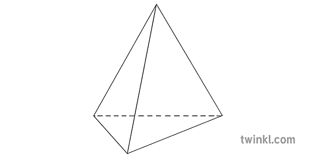 3d Shapes Triangle Based Pyramid General Maths Geometry Triangular
