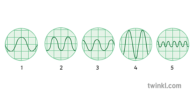 5 Differenti Onde Sonore Illustration Twinkl