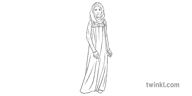 abaya drawing
