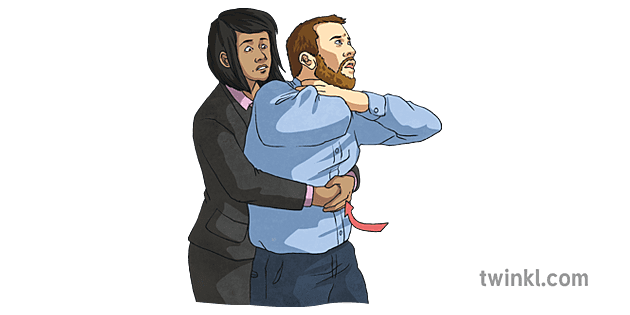 abdominal thrusts heimlich manipver choking ks2 Illustration - Twinkl