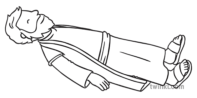 Abraham Lying Down Religious Studies Bible Story KS1 Black And White 1 abraham-lying-down-religious-studies-bible-story-ks1-black-and-white-1