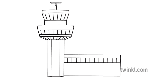air traffic control tower drawing