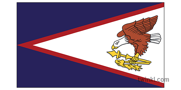 What Is American Samoa American Samoa Facts For Kids   American Samoa Flag 