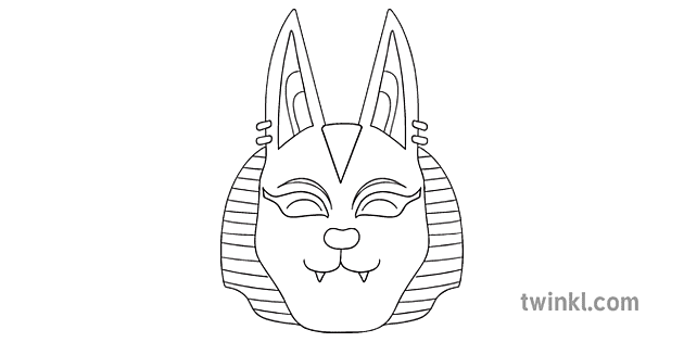 anubis roleplay mask Illustration - Twinkl