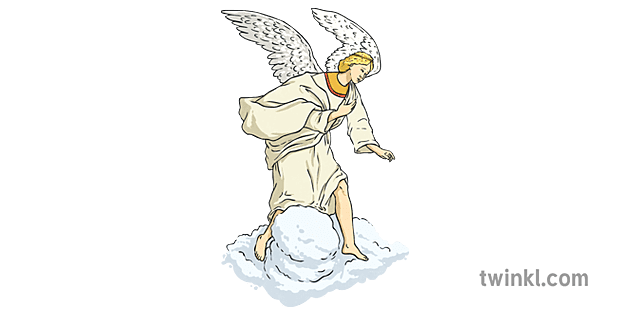 大天使加百列天使的天使報喜耶穌基督教完美的構想