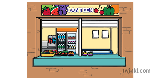Australian School Canteen Illustration - Twinkl