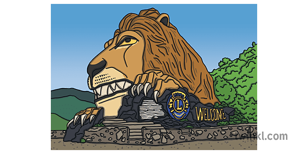 Baguio Lions Head Illustration - Twinkl