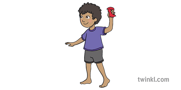 Bean Bag Overarm Throw Boy PE Kit Y2 Circuit Training Lesson 3 KS1