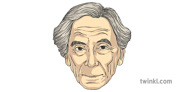 bertrand russell Illustration - Twinkl