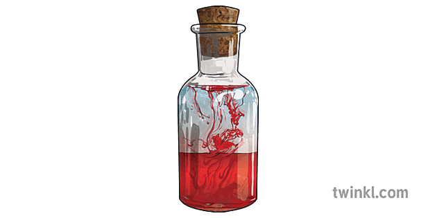 bloed is dikker dan water spreekwoorden glazen fles kurk pot toverdrank