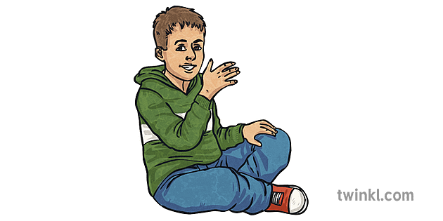 Garcon 02 Canard Oie Enfant Assis Jouer Jambes Croisees Mps Ks2
