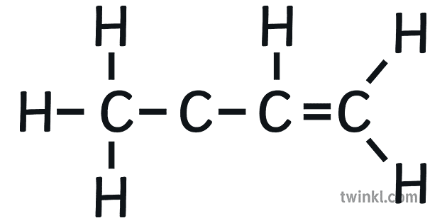 butene display formula science chemistry secondary - Twinkl