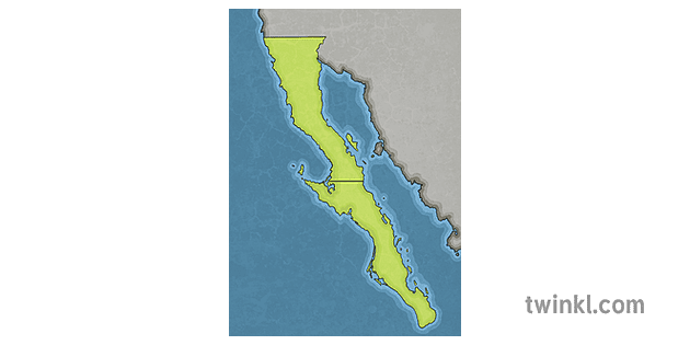 Mapa California E Baixa California Mapa Historia California Usa Ks2