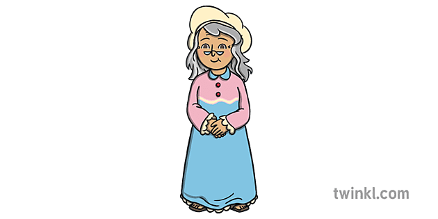 Character Grandma Open Eyes Little Red Riding Hood Ebook Ks1 Illustration