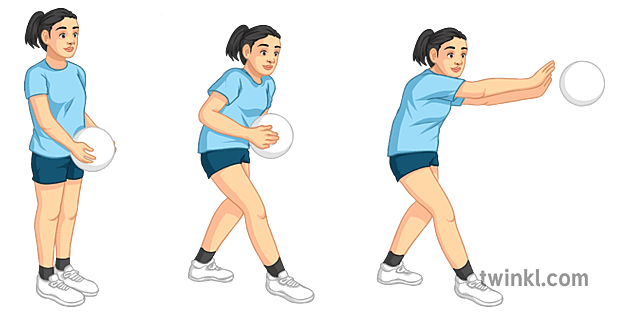 gjoks pasim netball sport pe sekondar Illustration - Twinkl