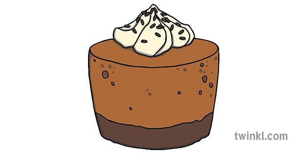 sjokolade mousse mat dessert pudding ks1 Illustration - Twinkl