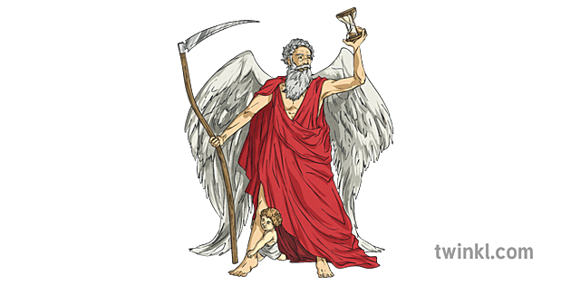 Chronos Greek God Of Time Greek Mythology God Person Mps Ks2 Illustration