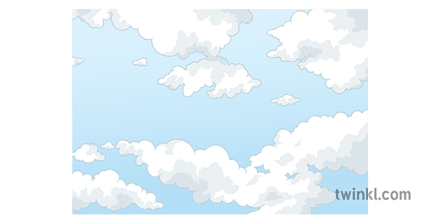 Clouds English Background Sky KS3 KS4 رسم - Twinkl