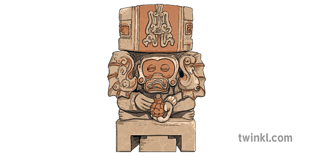 Cultura Zapoteca Mexican Culture Aborigen People Sculpture Arqueology MPS  KS2