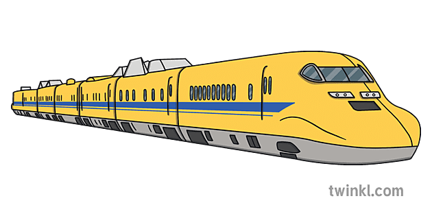 Doctor Yellow Train Illustration -