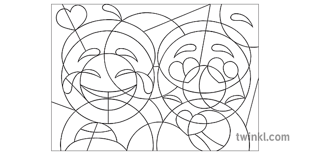 表情符号按数字数学颜色比率次级bw Rgb Illustration Twinkl