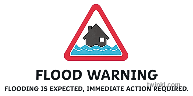 Environment Agency Flood Warning Chart Flood Warning Geography Weather Sign