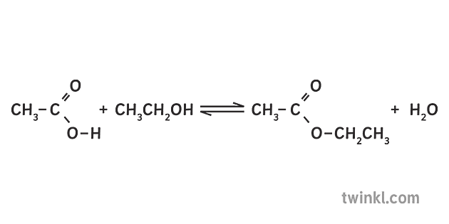 esterification of ethanoic acid displayed formula science chemistry ...