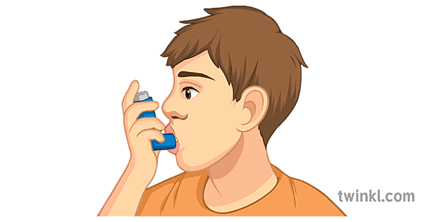 First Aid Asthma Attack Illustration - Twinkl