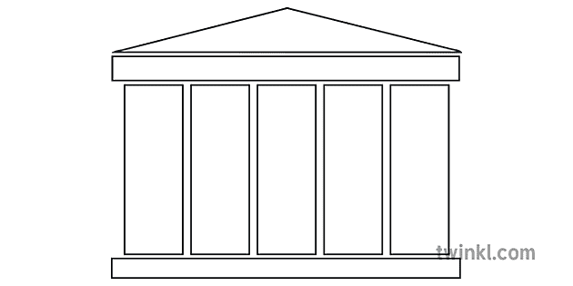 5 pillars clip art