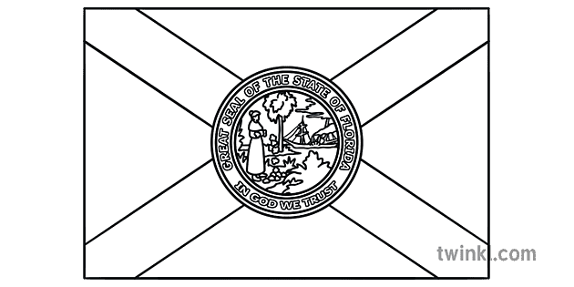 Florida State Flag Illustration - Twinkl