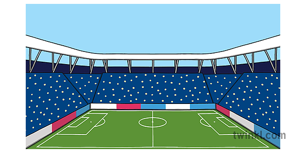 Football Pitch Background Small World Sports Stadium Games World Cup EYFS