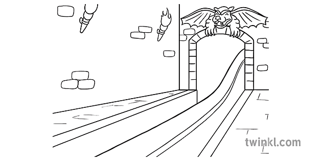 ghost train achtergrond zwart wit Illustration - Twinkl