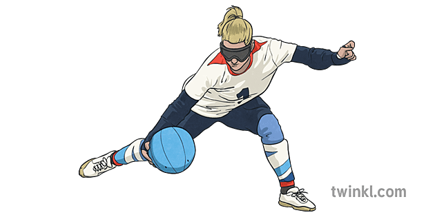 Goalball Illustration Twinkl