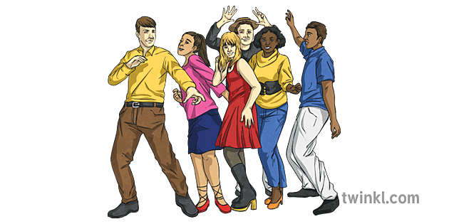 grupo de personas bailando juntos haka pe ks2 Illustration - Twinkl
