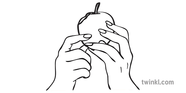 Tangan Memegang An Epal Makanan Buah Memilih Sihat Peribahasa Simpulan Bahasa