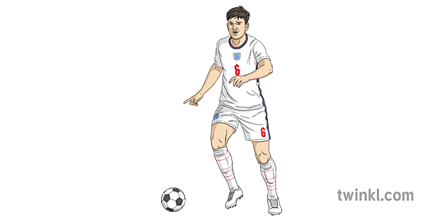 Harry Maguire Illustration Twinkl - Harry Maguire