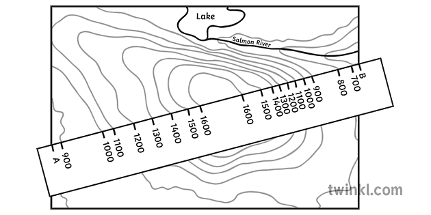 How to Draw a Cross Section 2 Geography Mountain Hill Secondary Black and