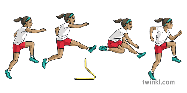 Hurdling Technique Amended Y6 Athletics Running Twinkl Move PE