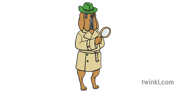 inference iggy dog bloodhound detective sats reading ks1 Illustration ...