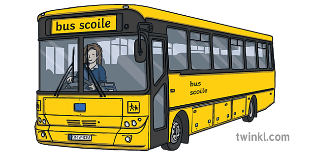 gelber amerikanischer schulbus clipart