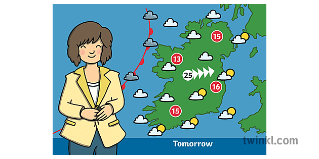 irish weather forecast the weather station aistear coloring pages english  ks1