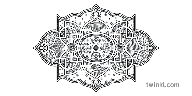 Islamic Art Pattern Colouring 3 Mindfulness Religion Topics KS2 ...