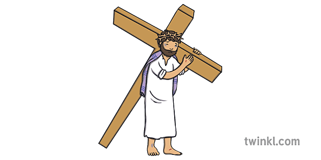 Jesus Carry The Cross Bible Story Easter New Jesus Cross Testament Ks1