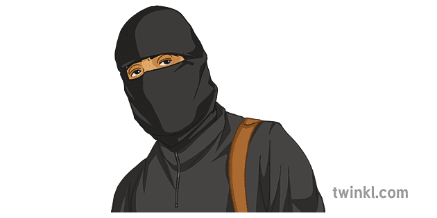 jihadi john isis talsmand portræt historie ks3 ks4 Illustration - Twinkl